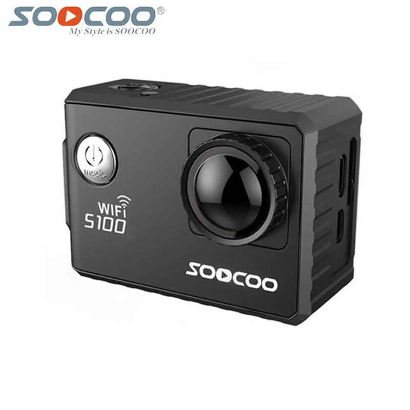 SOOCOO S100 S100 Pro Экшн-камера 4K NTK96660 сенсорный экран 20MP 30M Водонепроницаемая Спортивная камера опция gps гироскоп стабилизация изображения - Цвет: Розовый