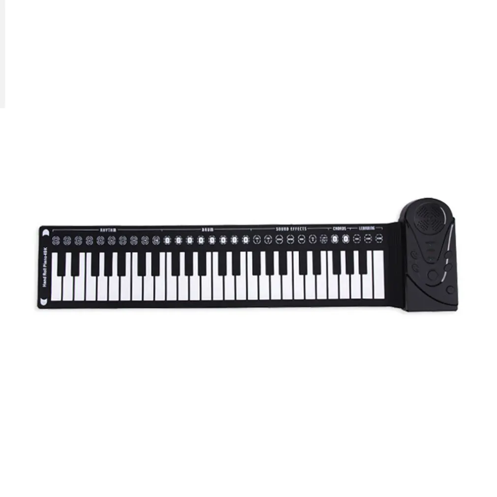

49-key Folding Hand Roll Piano Silicone Portable Hand Roll Piano Children's Beginner Electronic Piano