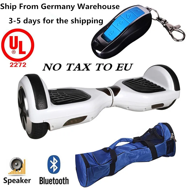 Germany warehouse CE certified 6 inch smart balance hoverboard scooter