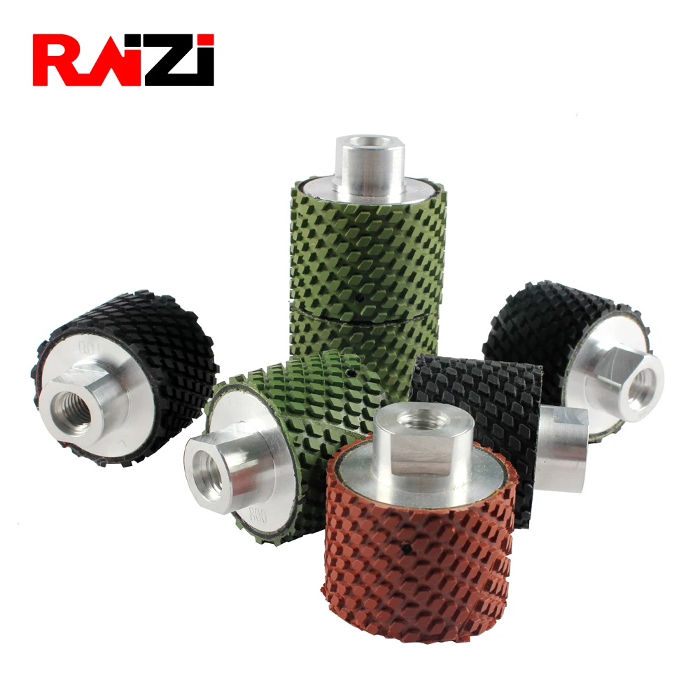 Raizi 2 Inch Resin Bond Wet Diamond Drum Grinding Wheels For Granite, Marble, Engineered Stone Grit 50-3000
