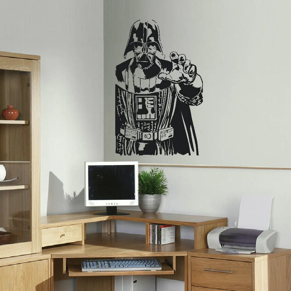 LARGE STAR WARS STORM TROOPER BIG CHILDRENS BEDROOM WALL MURAL STICKER TRANSFER