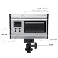 SETTO H15B LED Bicolor Temperature Adjustment Led Video Light 3200K-5600K for Canon Nikon DSLR Camera 2