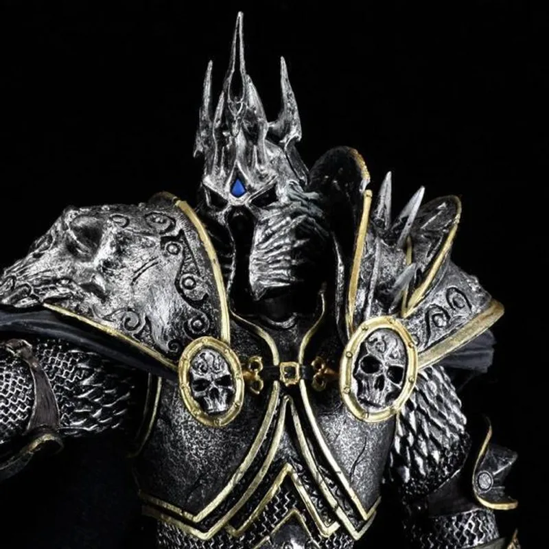 Горячая WOW DC7 падение LICH KING Артас фигурку модель игрушки 21 см Бесплатная доставка KA0447