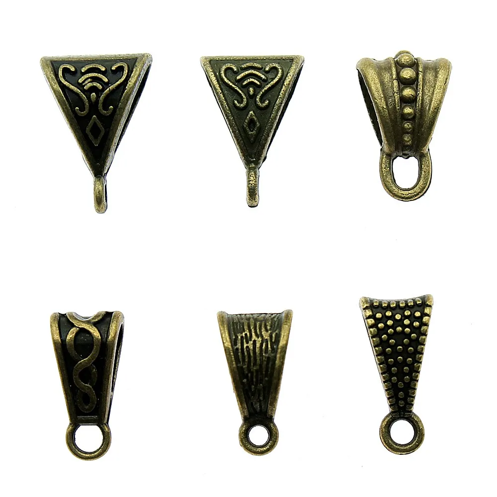 

Connector Bail Beads Charms Antique Bronze Color Bail Beads Charms Pendants Connector Bail Beads Charms Making Jewelry