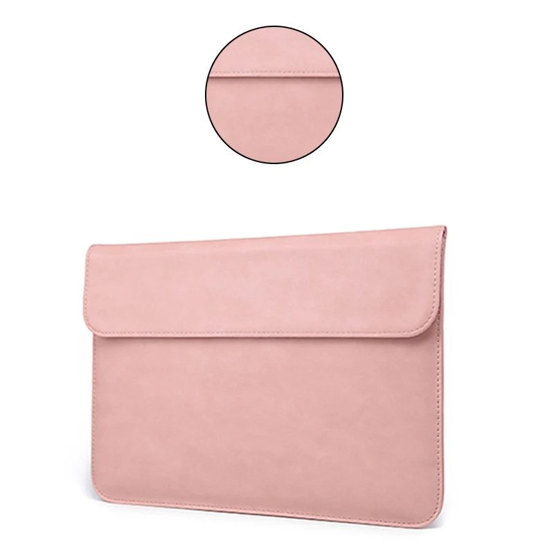 Сумка для ноутбука чехол с вкладышем для Macbook Air 13 дюймов с силовой сумкой розовая кожа