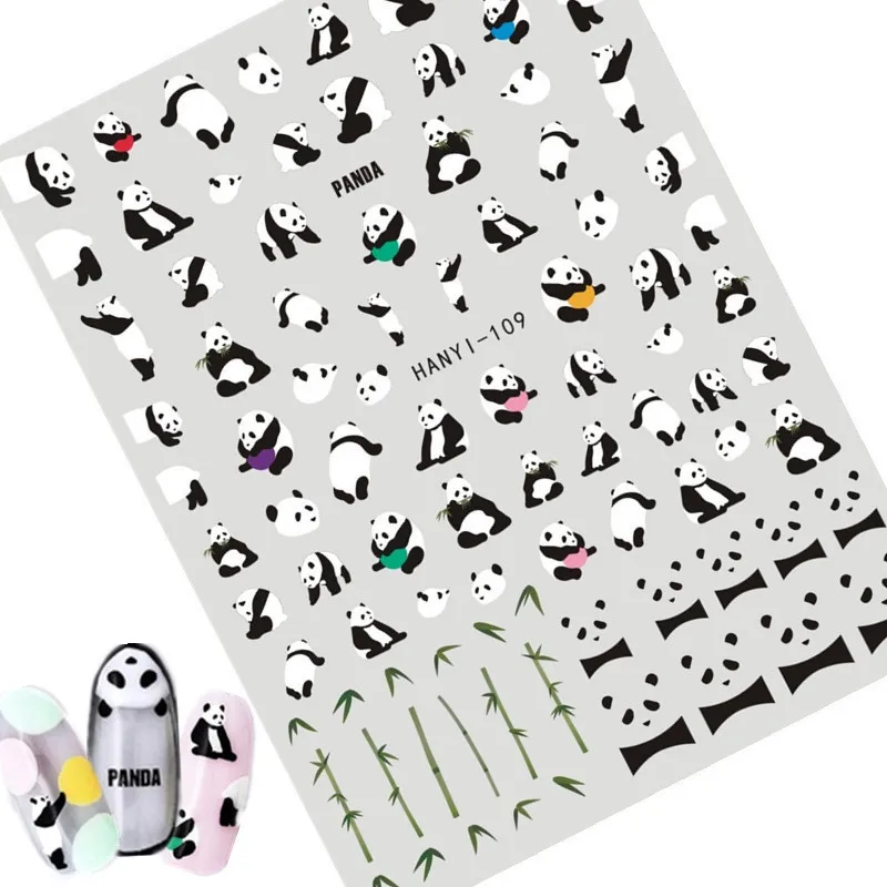 

Newest 3d nail art sticker dream VSOLO nail-109 PANDA Decals Tool DIY Nail Decoration Tools for nail