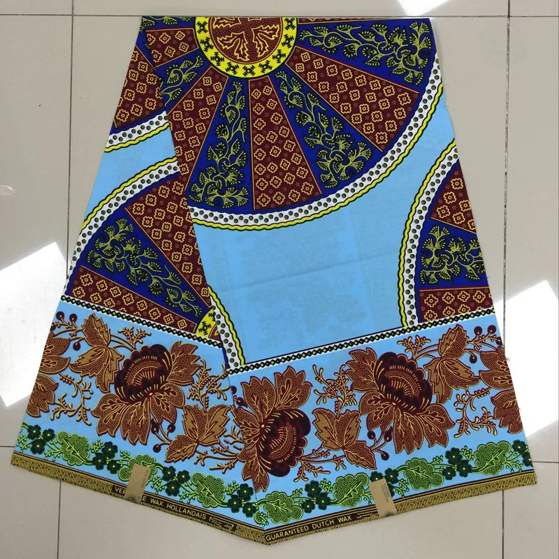 

100% cotton guinea brocade fabric ankara african wax print fabric dutch great wax hollandais tissu africain for women dress 6yds