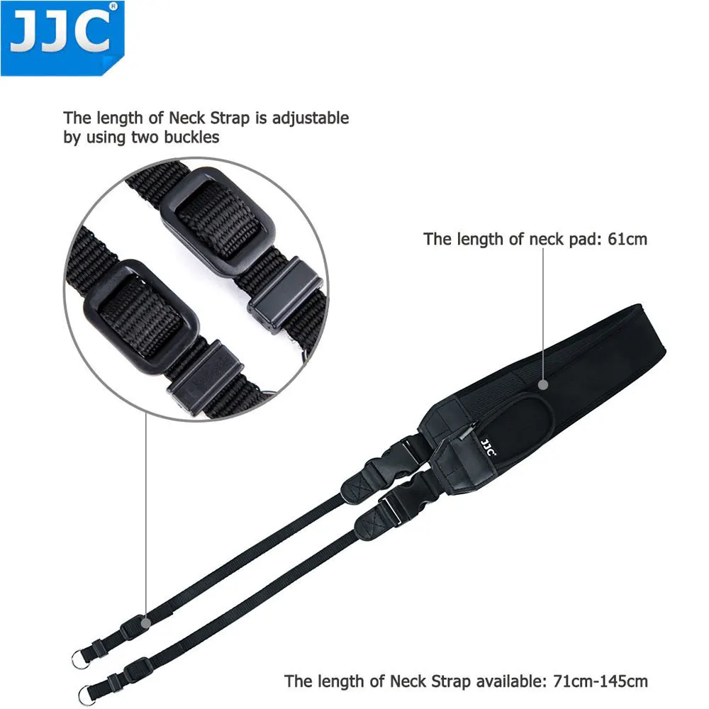 JJC камера шейный ремень плечевой для Canon 750D/700D/600D/70D M3/M10/Nikon D3400/D5500/sony A6300/A6000/A7 универсальный ремень сумка