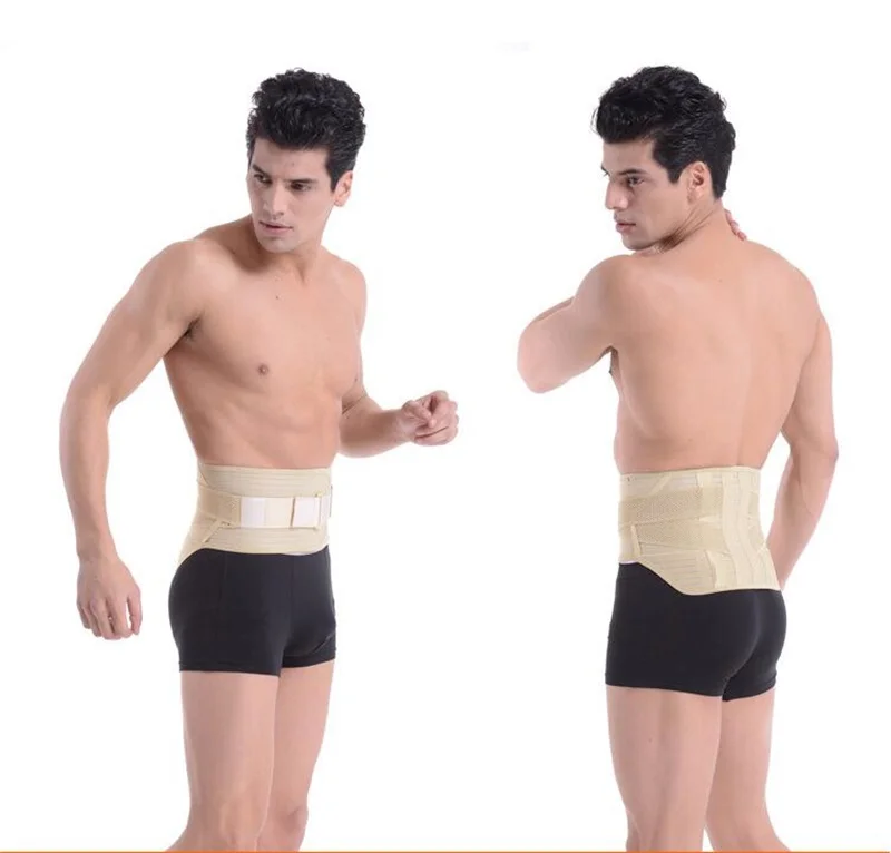 Health Care Adjustable Tourmaline Self heating Magnetic Therapy Back Waist Support Belt Waist  Lumbar Brace Massage Band (25)
