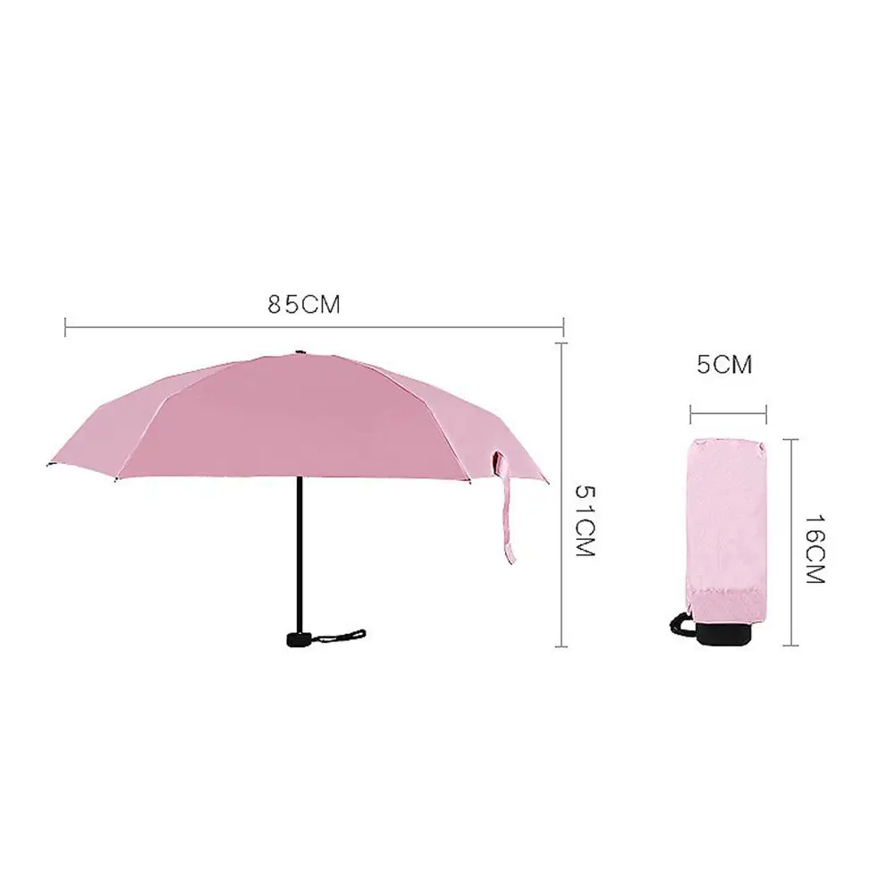 LanLan Pretty Mini 6-rib складной зонт Анти-УФ солнце/Защита от дождя и ветра Компактный Зонт подарок-30