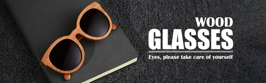 wooden sunglasses summer