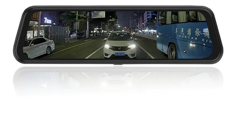 DVR Автомобильная камера sony dash camera dual 1080P объектив зеркало заднего вида ips full arc экран