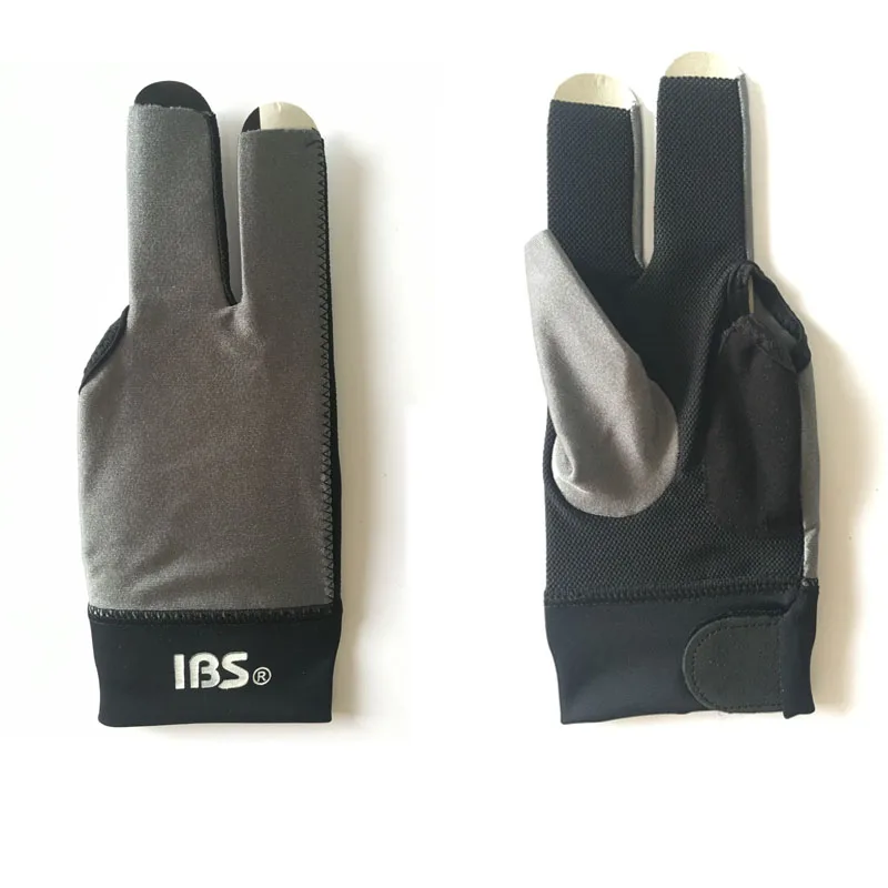 

2pcs high Elasticity breathable 3cutting finger billiard Pool table Gloves freeshipping