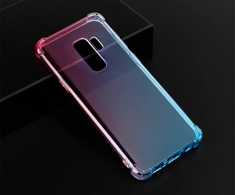 Силиконовый чехол для samsung Galaxy M20 M10 S10E S10 S9 S8 J4 J6 плюс J8 A9 A8 A6 A7 J5 Prime J7 Note 9 8 градиентный чехол