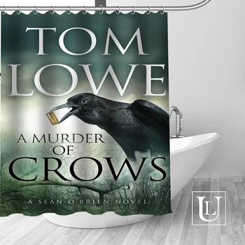 

Crows High-definition Picture Printing Shower curtain Made of Waterproof Polyester Fabric Enjoy Your Shower Time with it