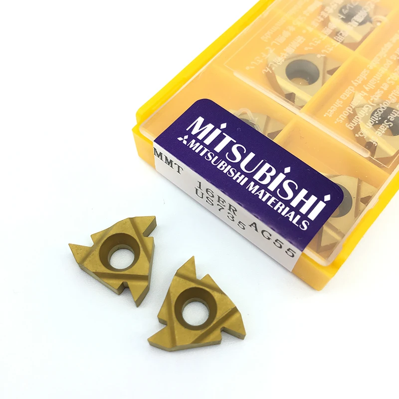 

20pcs MMT 16ER AG55 US735 Thread Turning Tools Carbide Insert Lathe Cutter Tool turning inserts Cutting Tools CNC 16ERAG55