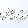 15/36/100/200/500/1000pcs Letter Silicone Beads 12mm Baby Teether Beads Chewing Alphabet Bead For Personalized Name DIY Teething 6