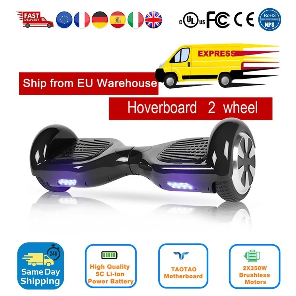 

Hoverboard 6.5 Inch Balans Hover Board With Bag Bluetooth Remote Control Overboard Skateboard Electric Scooter Adult Kids