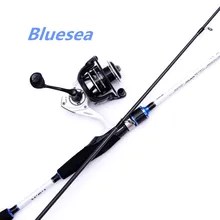 Bluesea High carbon spinning body 2.1 meters hard pole fishing telescopic rods carp rodgrips straight shank road combo