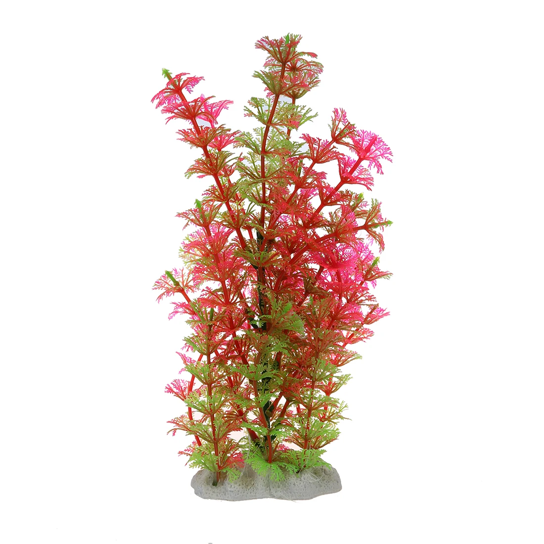 

Pink Green Artificial Plastic Water Plants for Fish Tank Aquarium Decoration