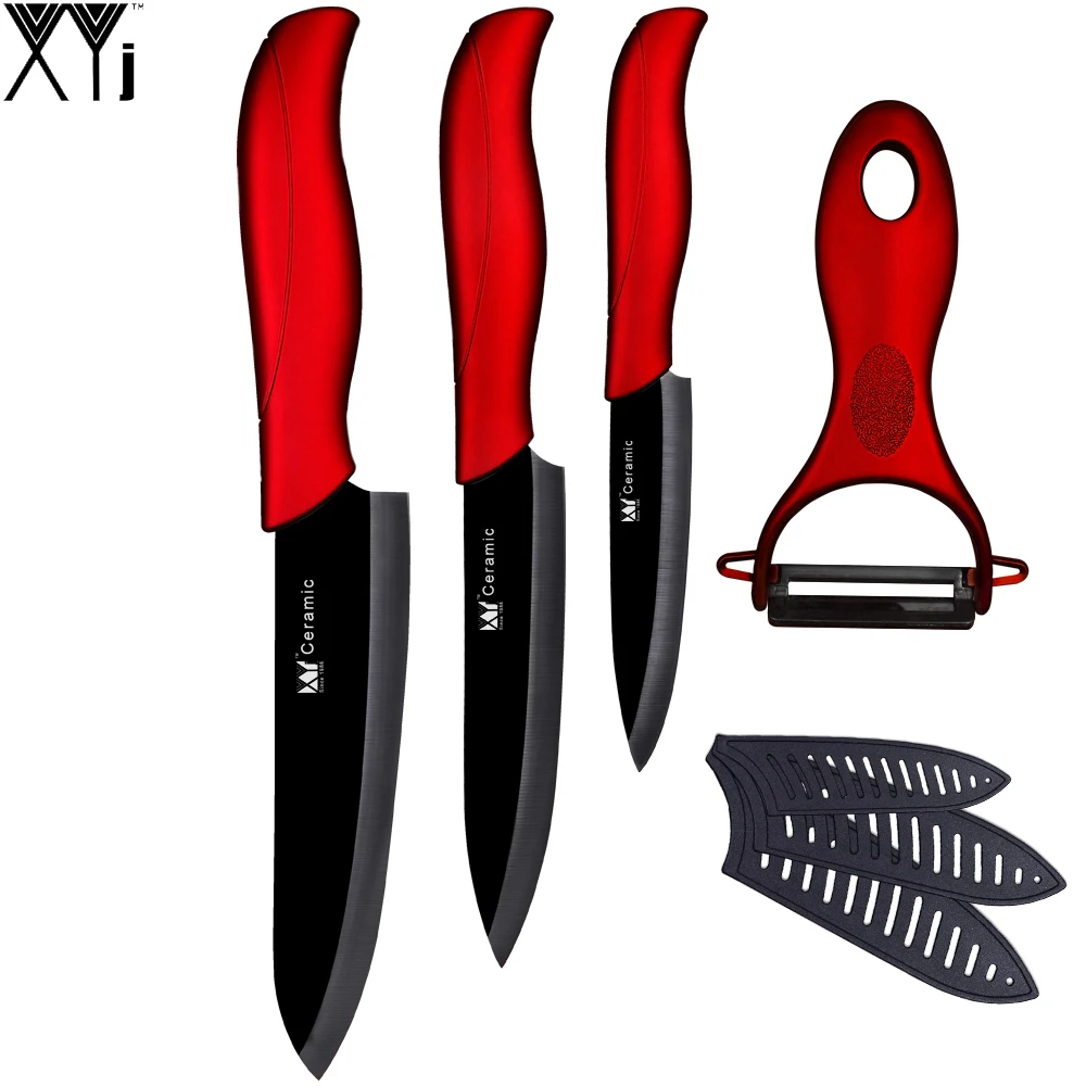 New year ceramic knife set 3\