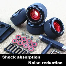 Skateboard Wheels 78A 4pcs 60*45mm Longboard Wheels 72*44mm Street Brush Wheels Double Warping Board Replace Wheels Colorful