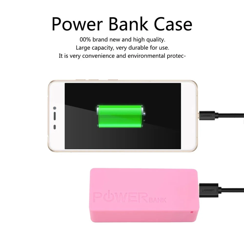 6 цветов 5 в USB DIY power bank чехол Портативный внешний аккумулятор коробка для хранения банк питания чехол для телефонов на 5600 мАч(без батареи