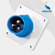 16A 230 V 3 P(Американская классификация проводов 2р+ E) стойкость к атмосферным воздействиям Мужской Водонепроницаемый генератор розетка промышленная IP44 RU/IEC 60309-2 типа SP812