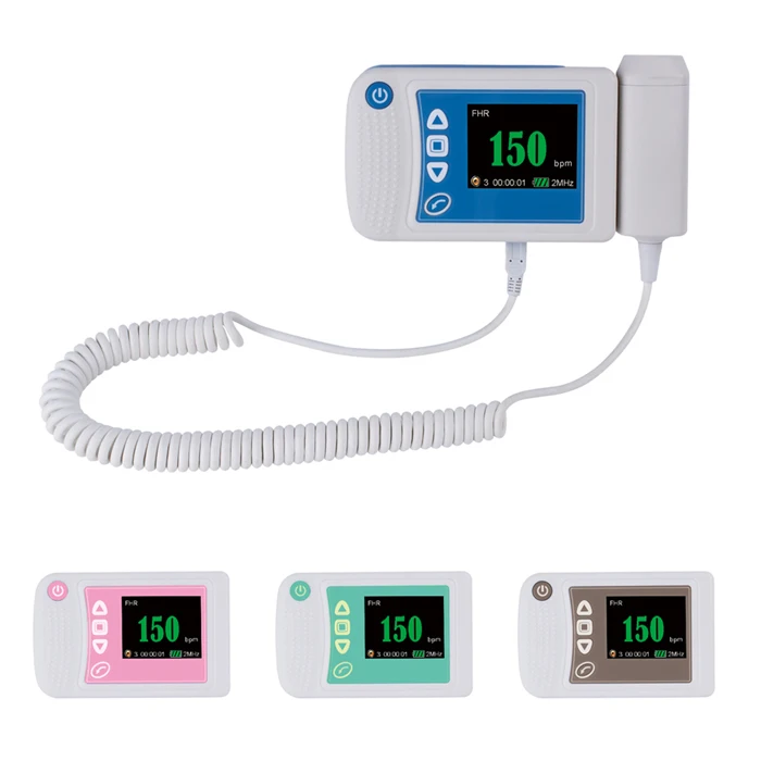 

2.4inch TFT Screen with louder with rechargeable battery Fetal Doppler with FHR Scale