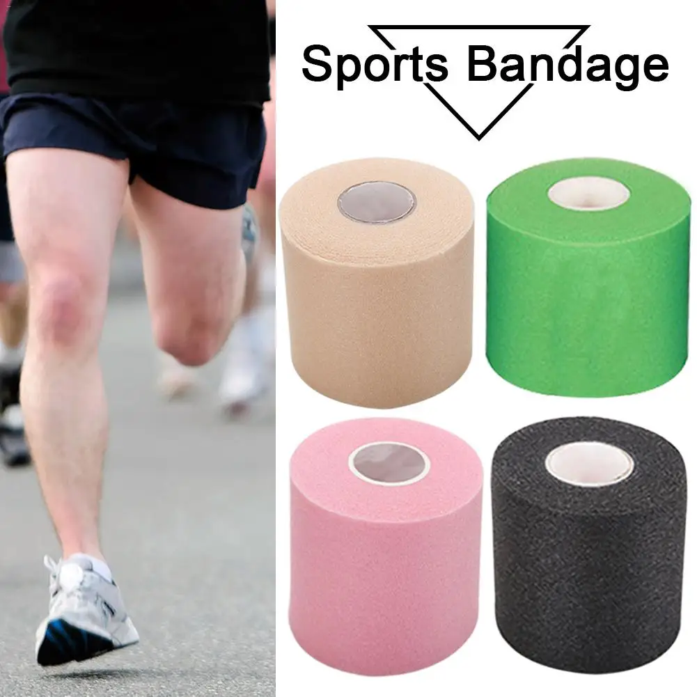 

7cm*27.5m Sports Foam Backing Bandage Wrapping Tape Soft Touching Adjustable Tightening Force All Parts Of The Body