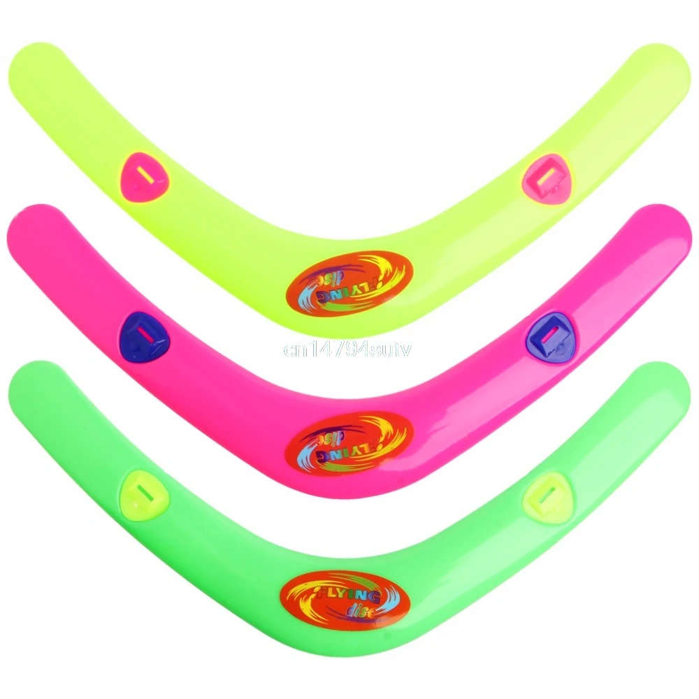 V Shaped Boomerang Frisbee Kids Plastic font b Toy b font Throw Catch Outdoor Game H055