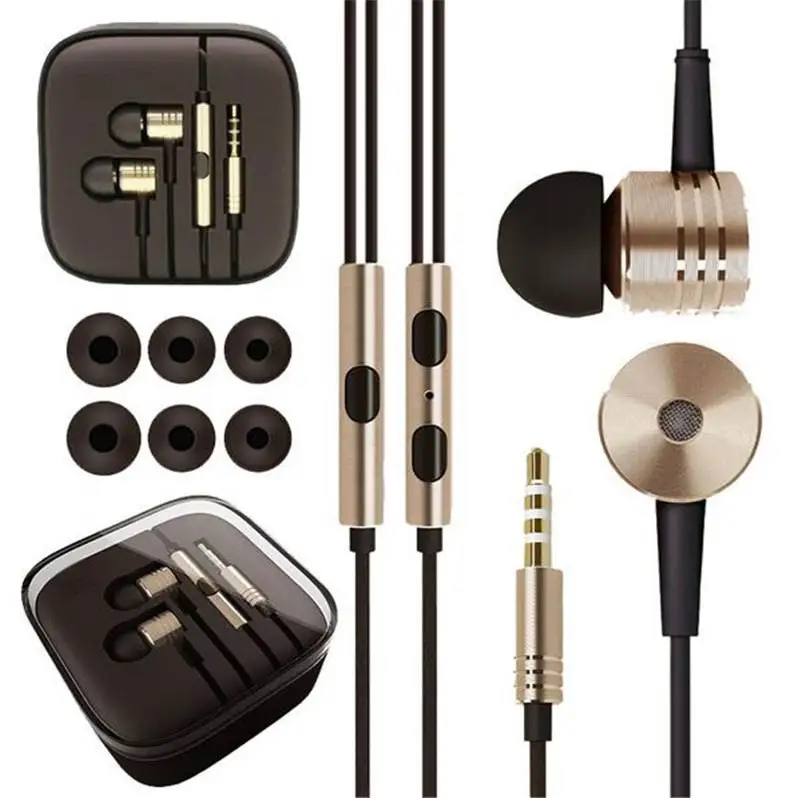 2ed mega bass updated version In-Ear ear cup For XIAOMI Piston Earphone with Mic For XiaoMI Samsung iPhone HTC Sony