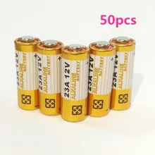 50 pçs/lote 12 12 v 23A bateria Alcalina da bateria v 27A 23A 12 v 21/23 A23 E23A MN21 controle RC bateria do controlador remoto RC Parte