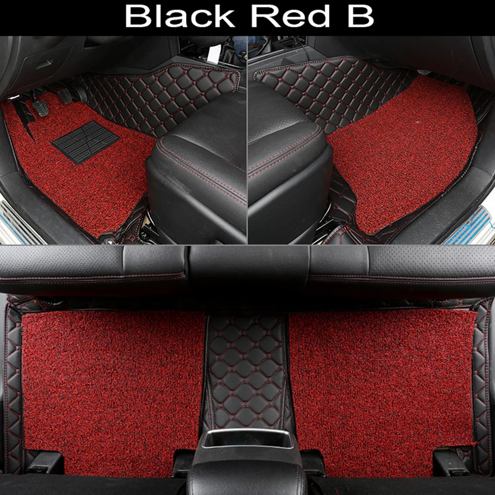 

Car floor mats for Ford F-150 Raptor Ford Kuga Escape Ecospor Fusion Mondeo Edge Explorer 5D car-styling rugs liners