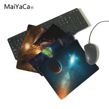 

MaiYaCa The Earth and the Moon in Space Mousepads Optical Computer Mouse Mat Mice Pads Gaming Speed Mats