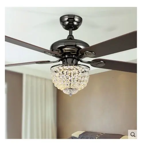 52inch Led Chandelier Fan Light Modern New Crystal 52inch Led Chandelier Fan Light Modern New Crystal Restaurant Fashion With