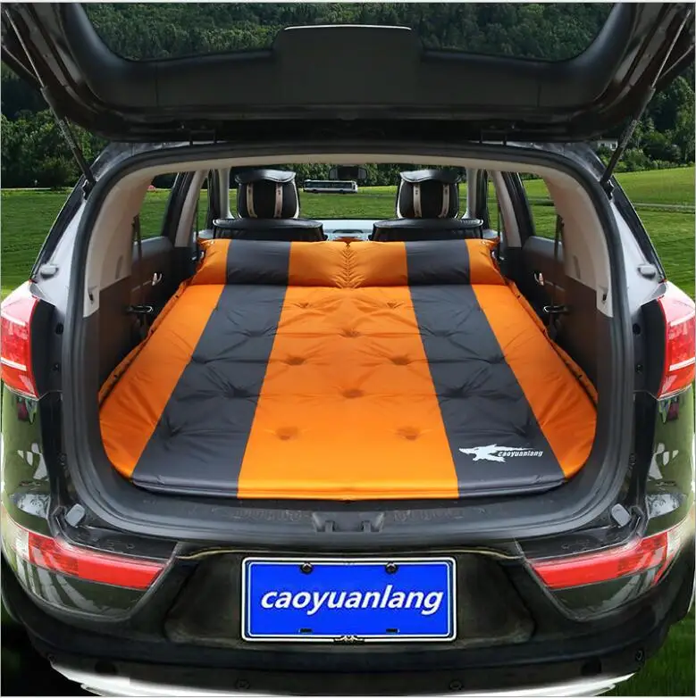 SUV coche inflable colchón-asiento de viaje colchón de aire con bomba de aire al aire libre Camping almohadilla a prueba de humedad