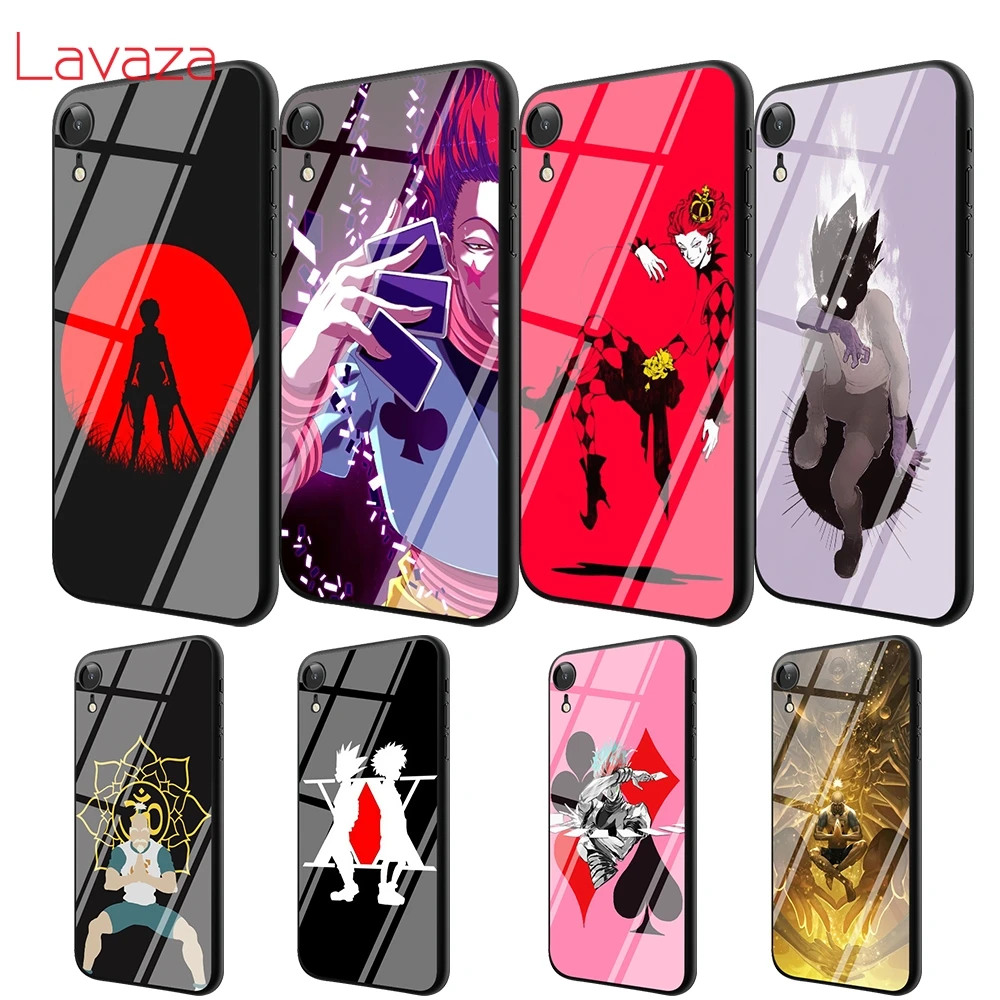 

Lavaza T33 Hunter X Hunter Anime Art Tempered Glass TPU Cover for iPhone 6 6S 7 8 Plus 5 5S SE XR X XS 11 Pro MAX Case