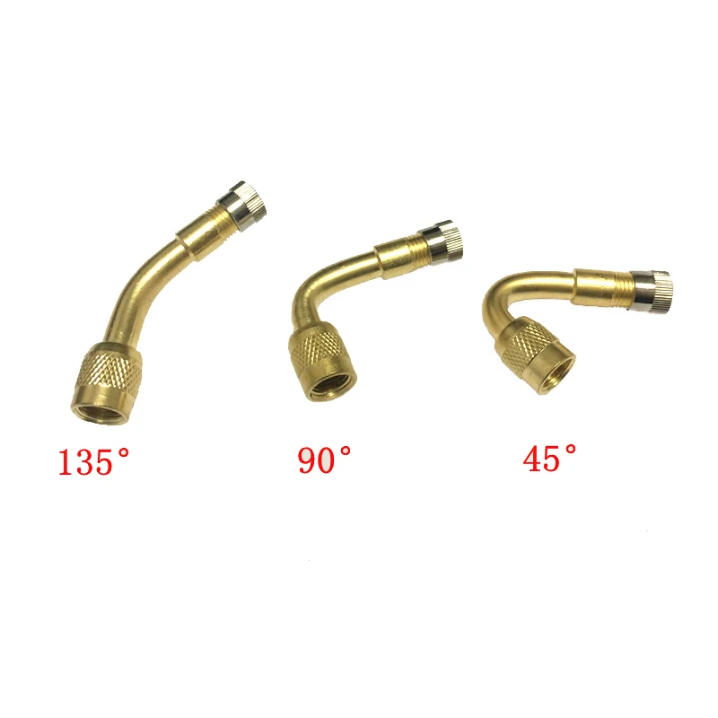 Tyre Valve Extender Stem Brass Bicycle MTB Durable Bike Motorcycle Car Kits Tool R0175 (2)