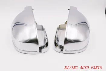 

1 Pair For Audi A4 S4 B8 B8.5 A5 S5 Matt Chrome Silver Mirror Case Rearview Mirror Cover Shell
