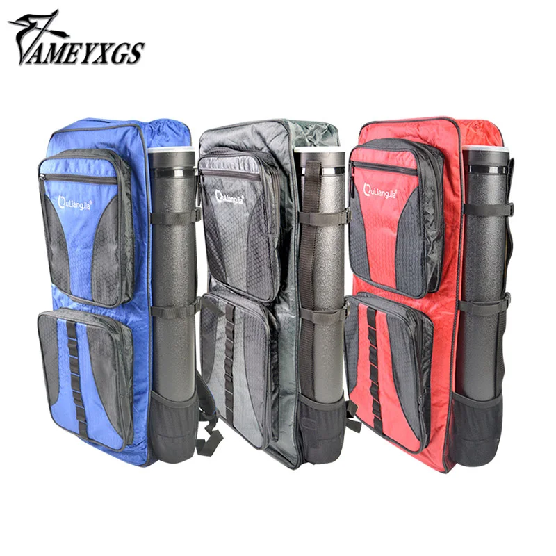 

1pc Hunting Takedown Recurve Bow Bag Backpack With Arrow Quiver Tube Holder Arrow Bow Archery Accessories