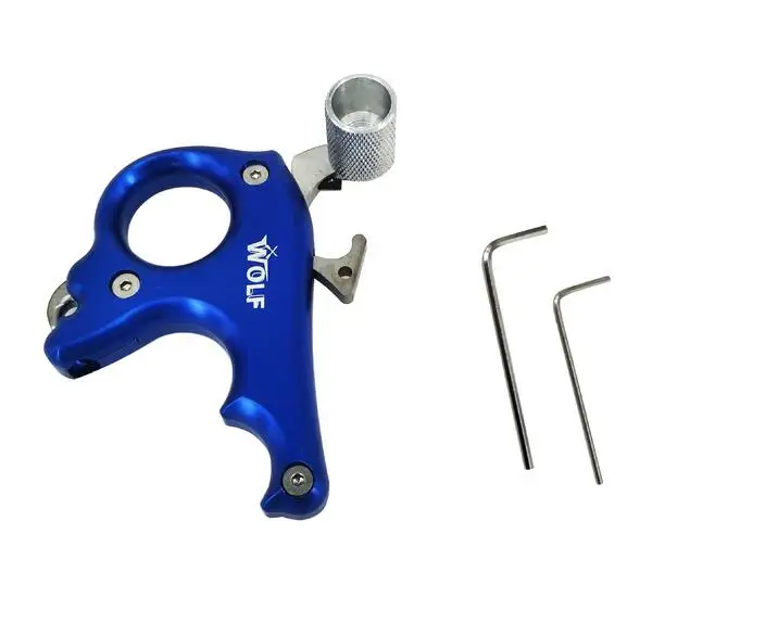 WOLF 440C 3 Finger Stainless Steel Release Aid Archery Caliper Release