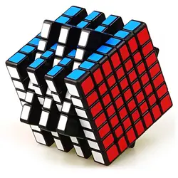 Qiyi Qixing 7x7x7 Magic speed Cube Черный Белый Базовый красочный куб Подарочная игрушка для детей