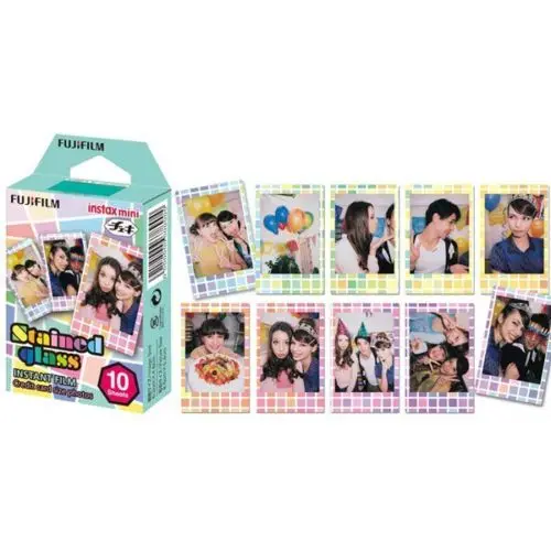 Fujifilm Instax Мини цветная пленка Радуга+ Макарон+ витражные пленки 30 шт. для Fuji Instant Mini 8 9 90 25 70 камера SP-1