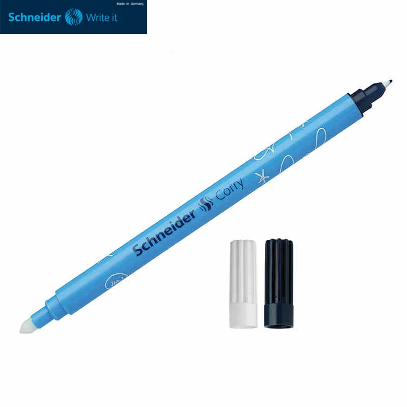 1 шт. Schneider Corry 6940 чернильный эдрикатор для синих чернил перьевая ручка/Ручка-роллер/гелевая ручка с двойным наконечником офисные и школьные принадлежности