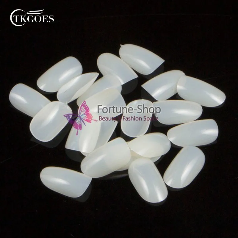 500pcs-pack-Beauty-Round-Short-natural-nail-tips-salon-full-cover-false-french-nail-art-tips
