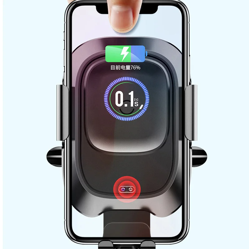 car phone holder 360° Smart Infrared Fast Wireless Charger for Phone Car Wireless Charger for iphone Xs Max Xr X Samsung S10 S9