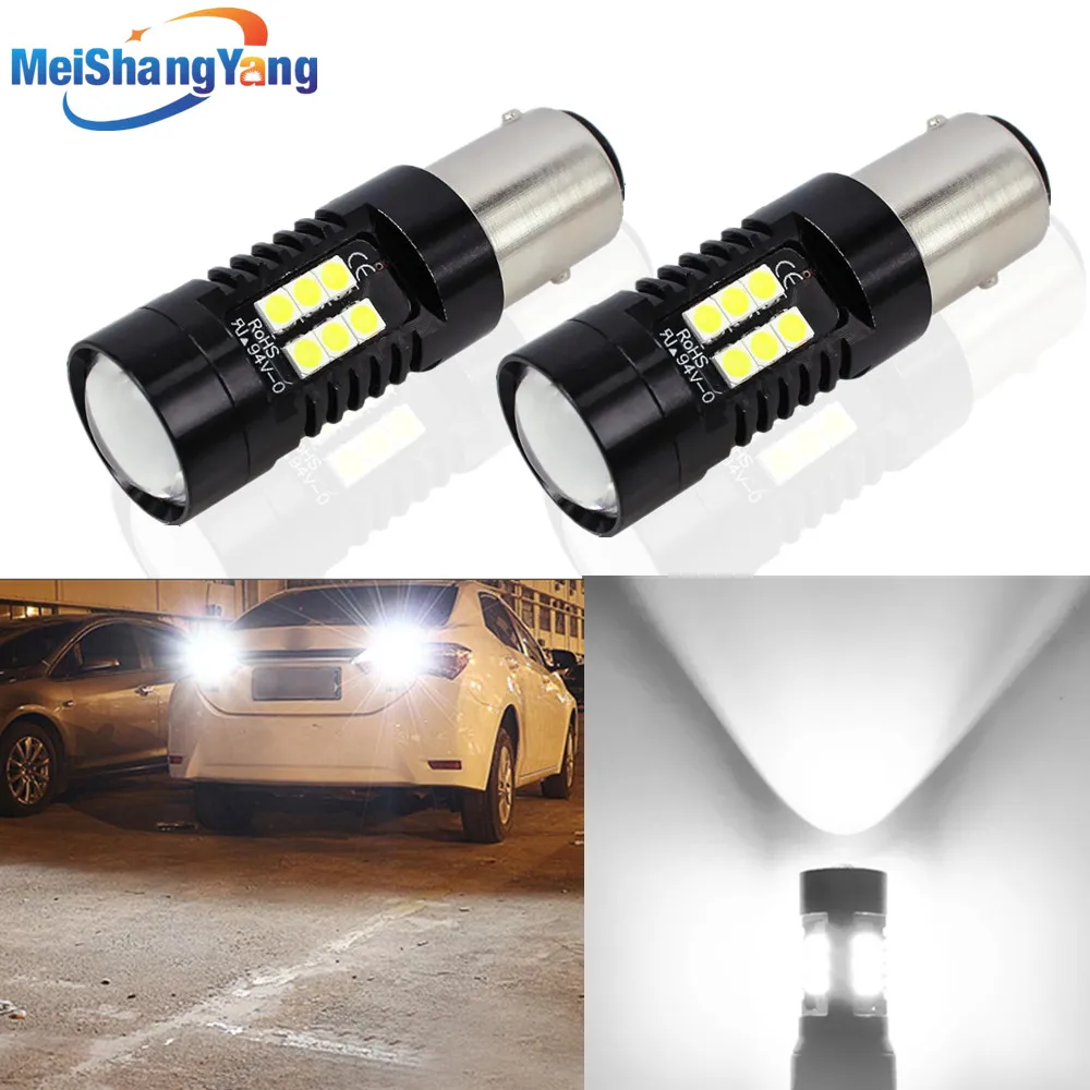 

2pcs Car led P21/5W LED 1157 BAY15D Bulbs 21SMD 3030 Car Reverse Lights Stop Tail Lamp Turn Signal Lights Auto Lamp 12V 24V