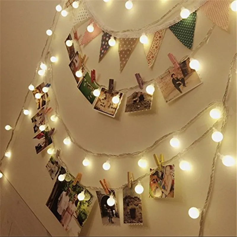 

3M/5M/10M USB 5V Ball Led String light Personalized Wedding Decoration Starry tring Light Home Birthday Party Christmas Decor