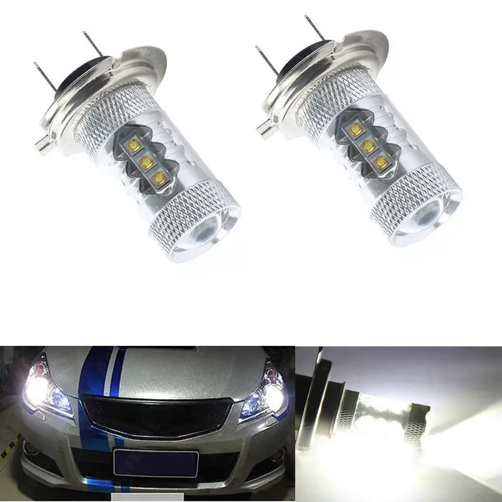 Factory Direct Sale!!! 2X H7 80W LED Fog Tail Driving Auto Car Head